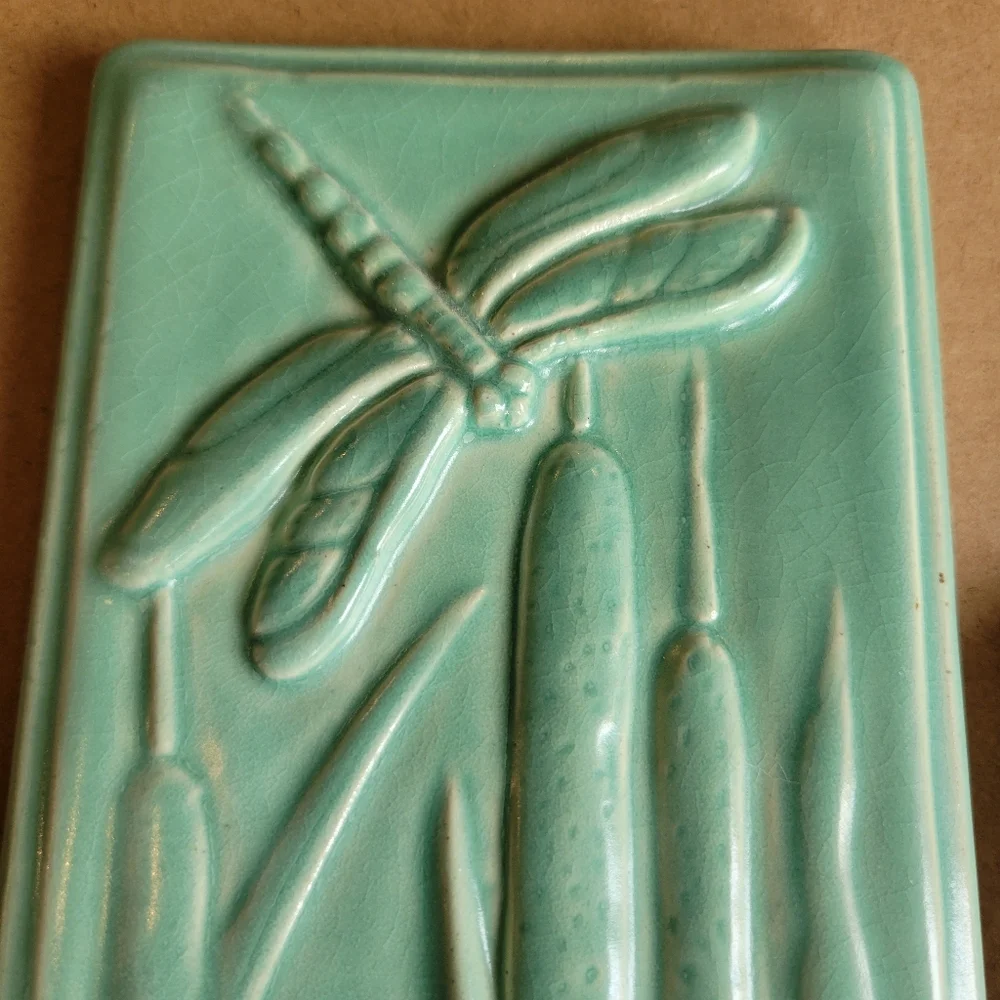 Vintage Tyge Handmade Wall Tile Set- Made In Traverse City Michigan Ceramic - Picture 6 of 16